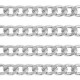 DQ Metal belcher chain curb links 13mm Antique silver